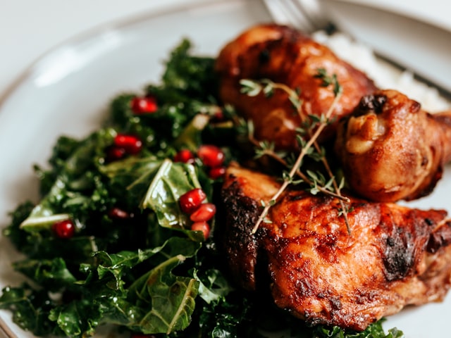 Poulet au miso, gingembre et citron vert